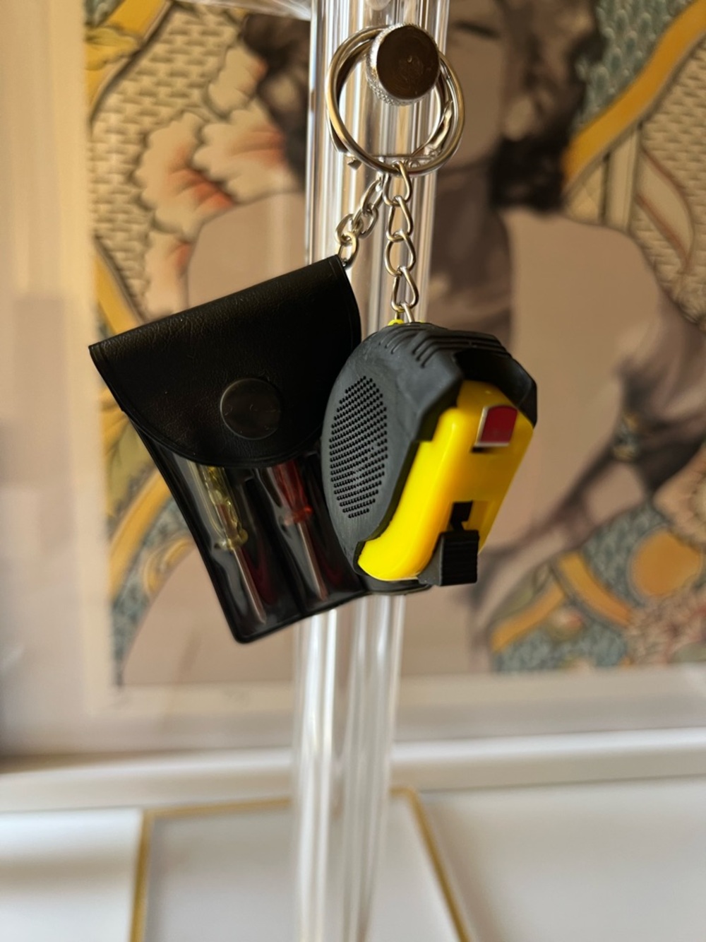 NEW Mini Tape Measure & Screwdriver Keychain Set - Picture 5 of 6
